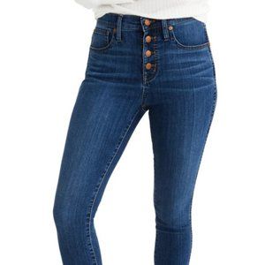 Madewell 10” High-rise Skinny Button Fly, Size 26